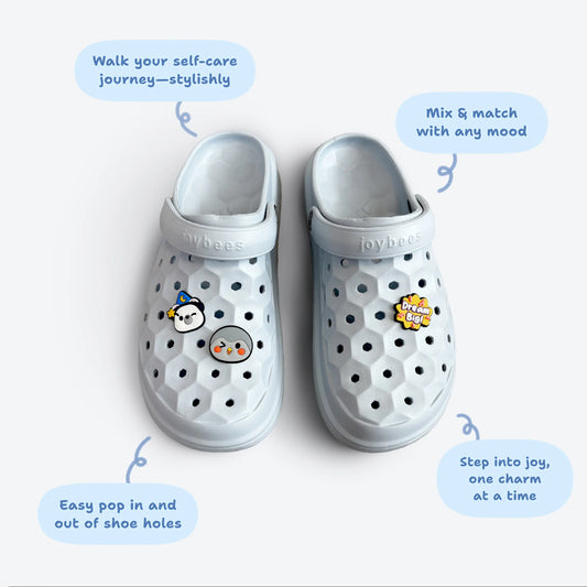 Finch & Blizzard the Wizard Micropet - Shoe Charms - Finch