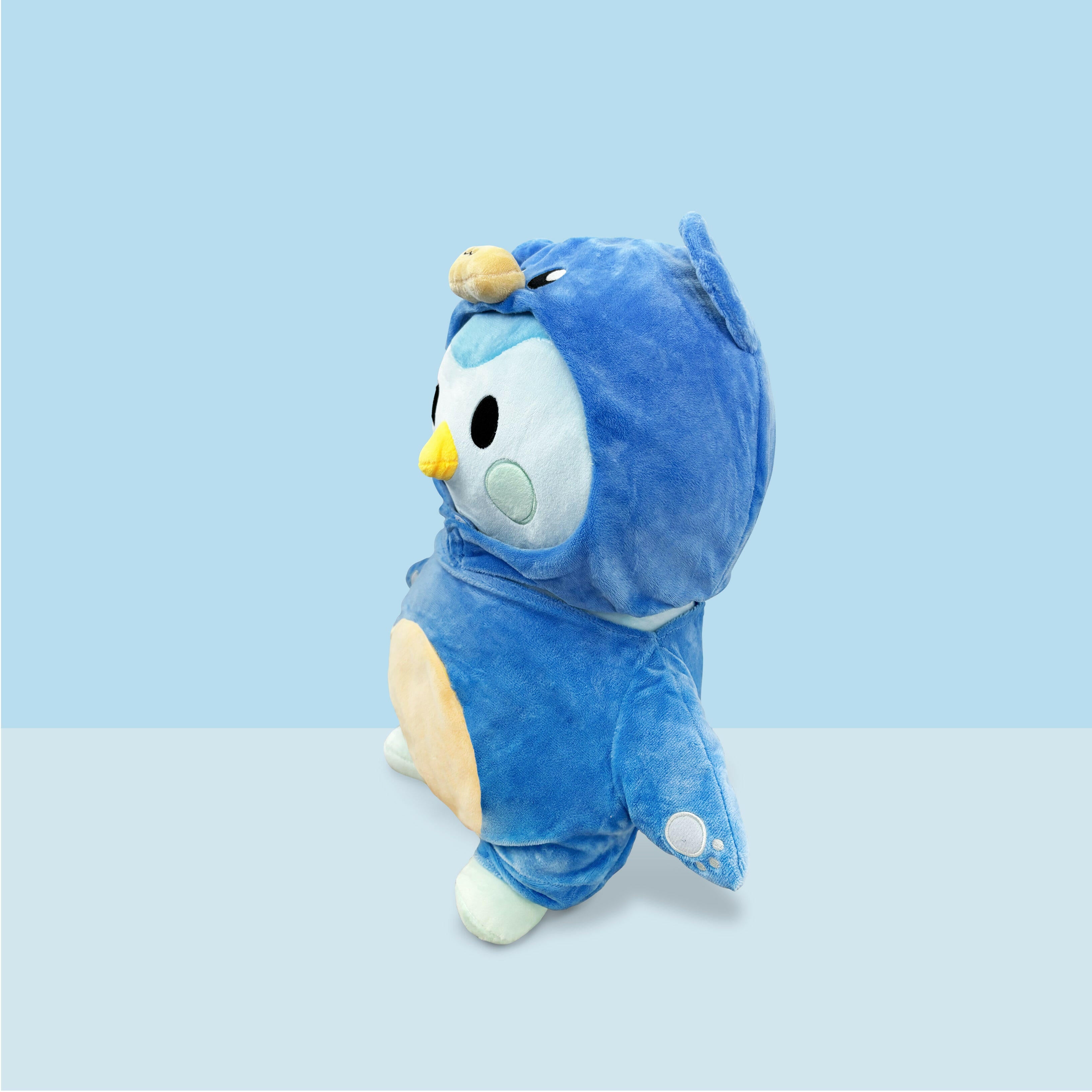 Blue Plushie: Where Soft Self-Care Begins - Finch 
