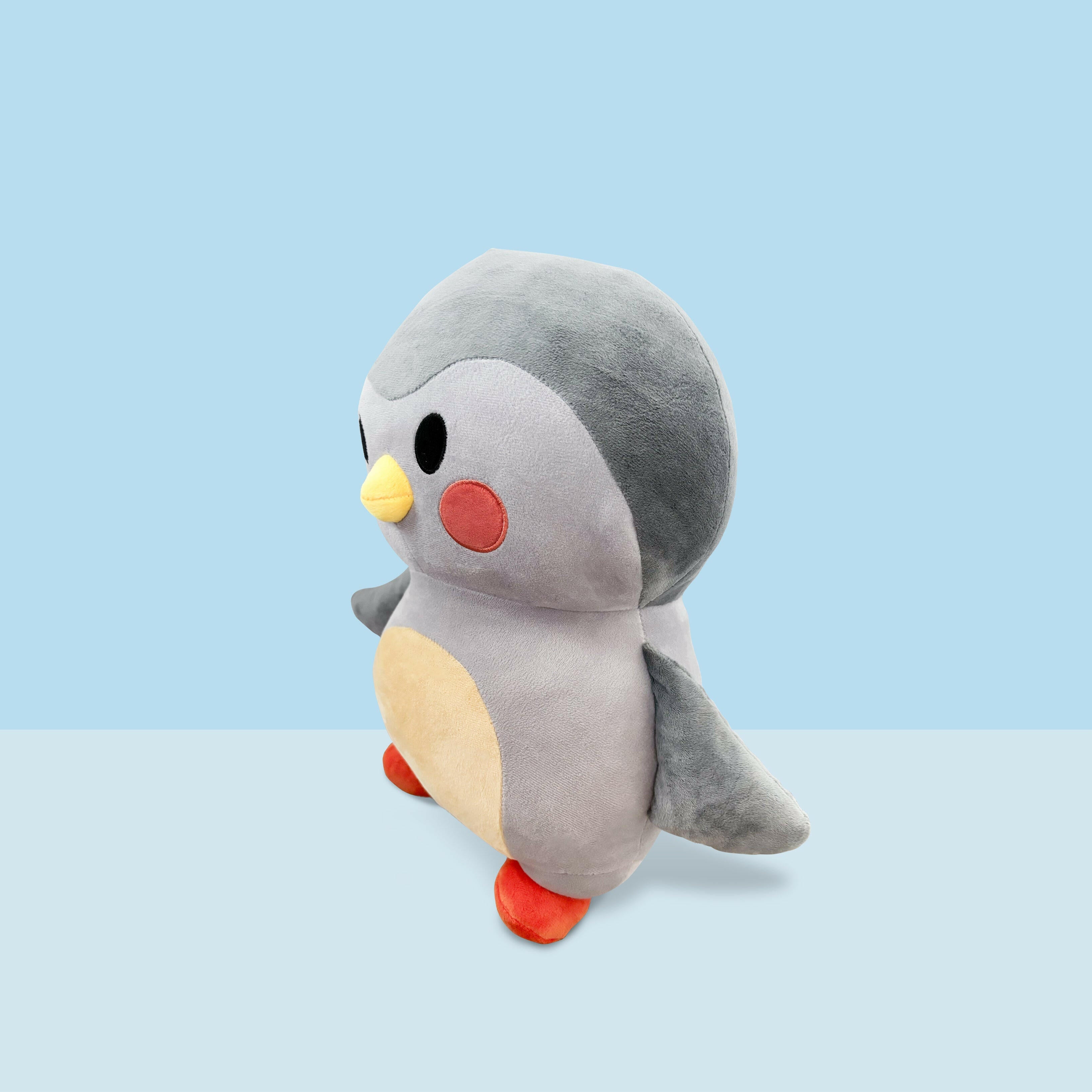 Gray Plushie: Where Soft Self-Care Begins - Finch 