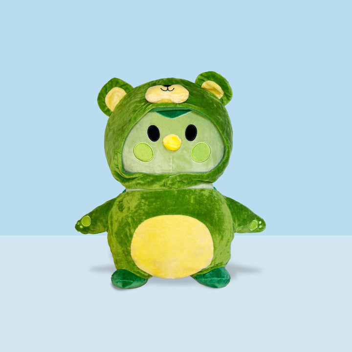 Green Plushie: Where Soft Self-Care Begins - Finch 