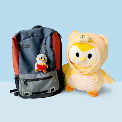 Finch Bag Charm with Heart - Finch 