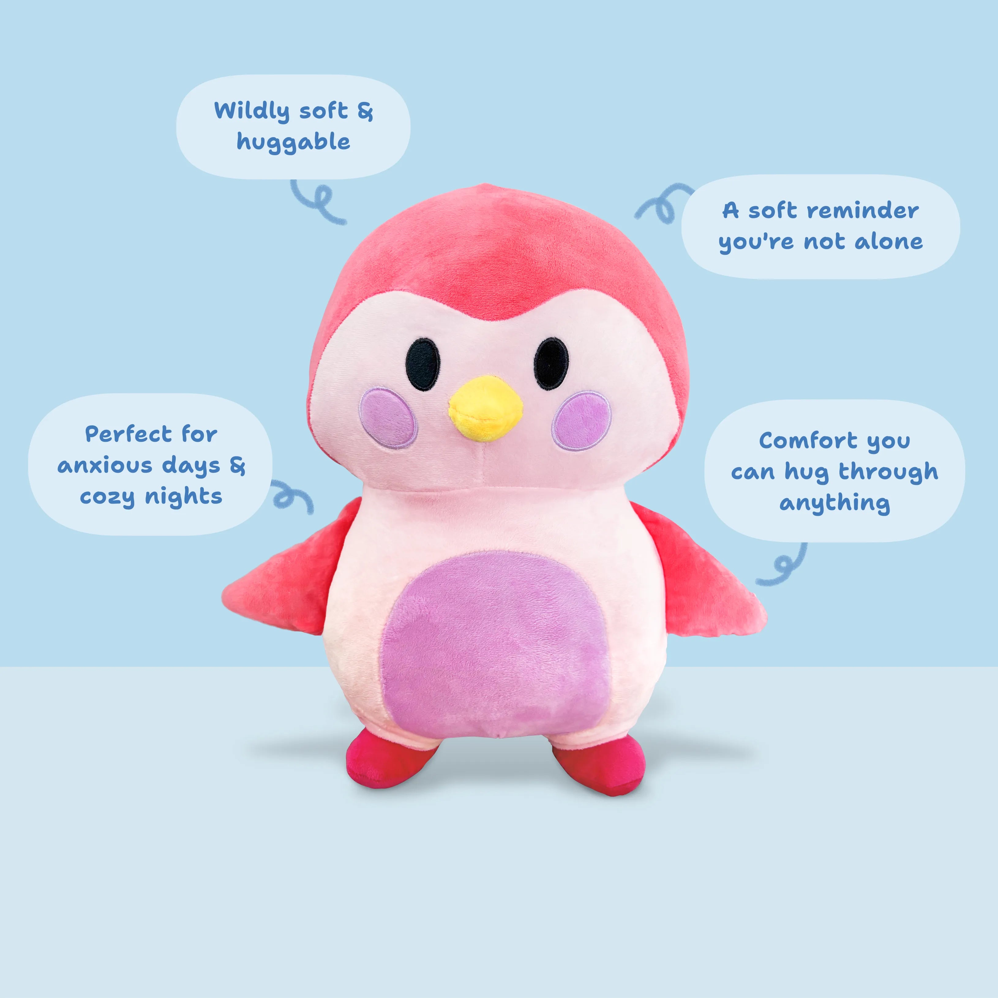 <p><strong>Pink Full Size IRL Emotional Support Plushie</strong><br/><a href=