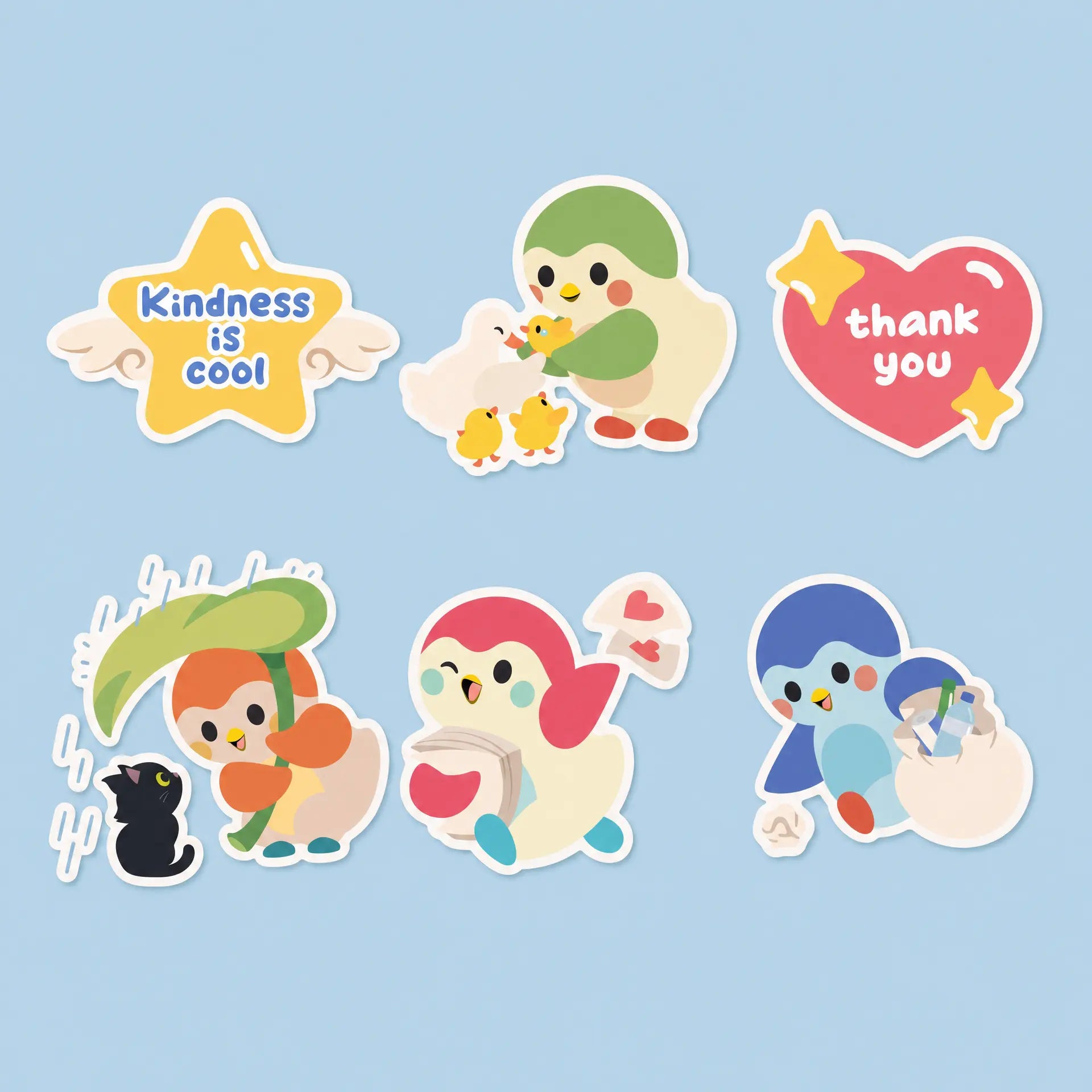 Helping Hand Sticker Pack