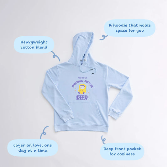 This Is My Emotional Support Birb Finch Hoodie - Finch 