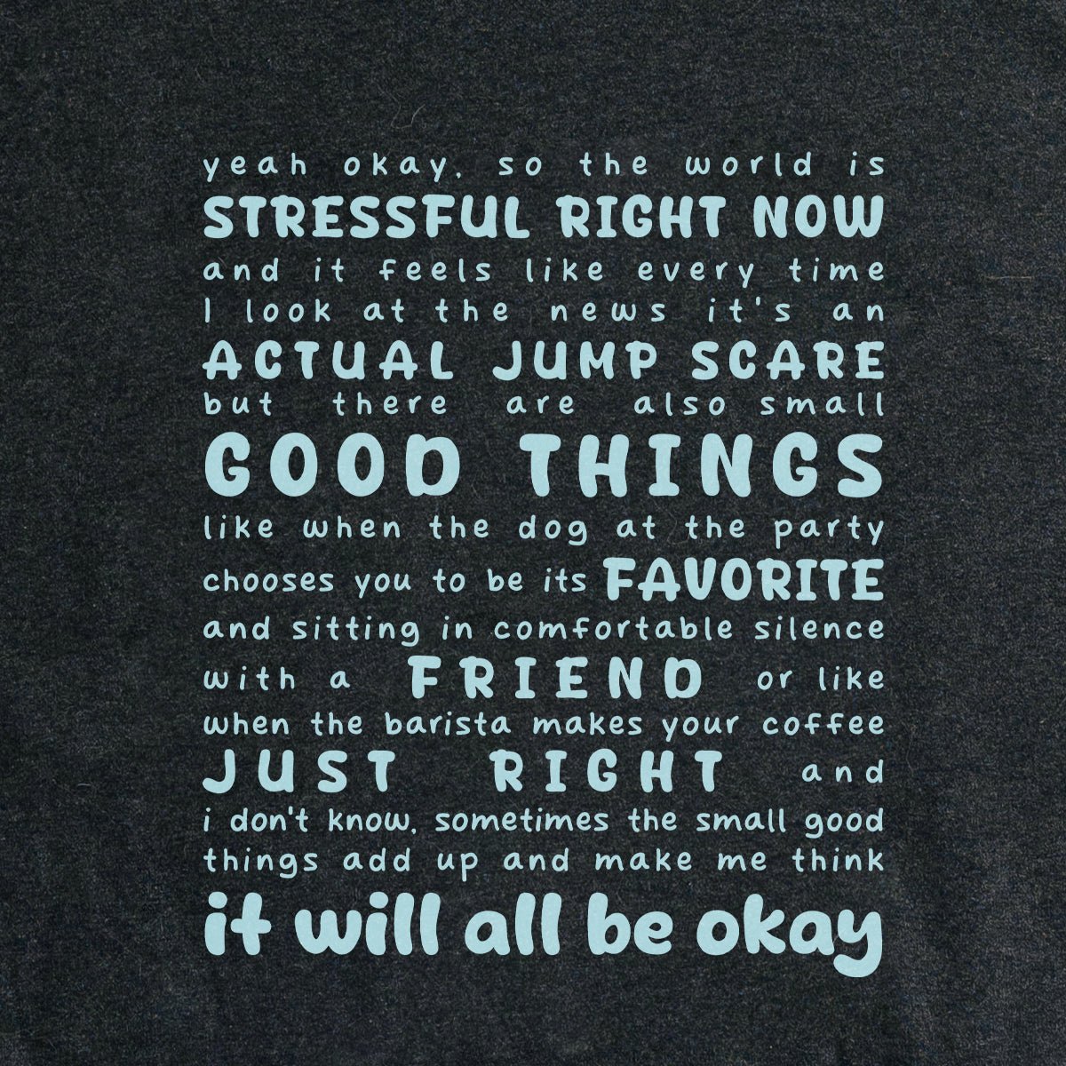 It Will All Be Okay Finch Hoodie - Finch 