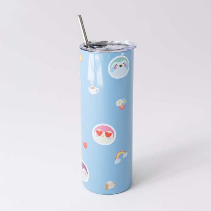 Finch 20oz Insulated Stainless Steel Water Bottle with Lid & Straw - Finch 