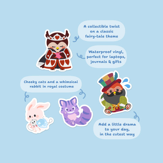 Finch Sticker Pack - Queen of Hearts 👑 💕