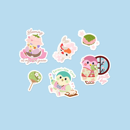 Finch Sticker Pack - Cherry Blossoms 🌸