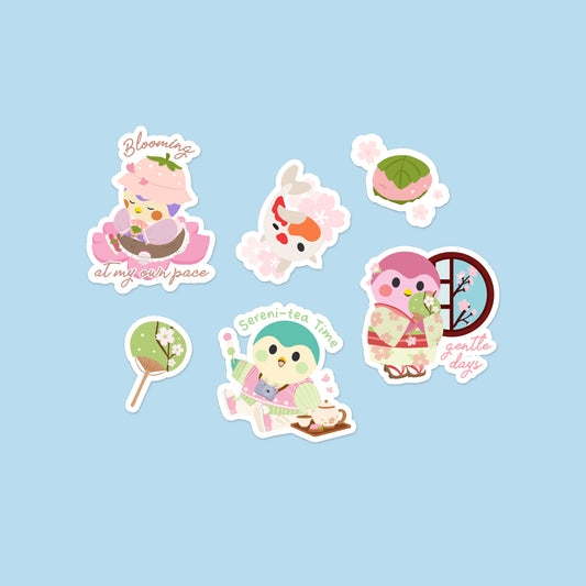 Finch Sticker Pack - Cherry Blossoms 🌸
