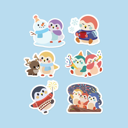 Winter Sticker 6-Pack