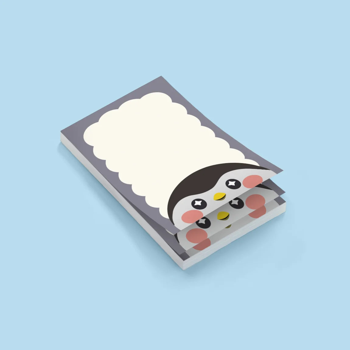 Finch Birb Head Notepad - A5 Colorful Journal