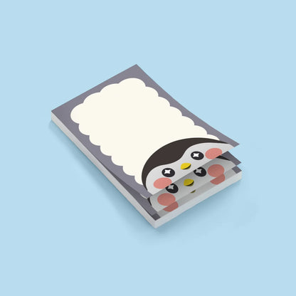 Finch Birb Head Notepad - A5 Colorful Journal