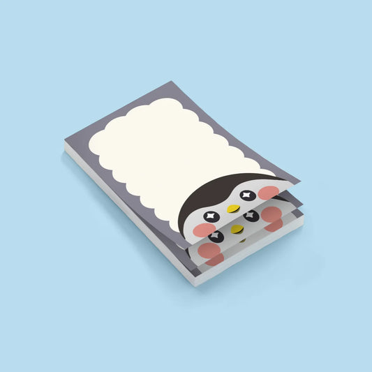 Finch Birb Head Notepad - A5 Colorful Journal