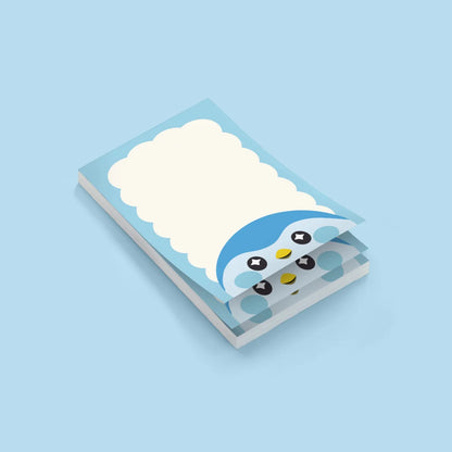 Finch Birb Head Notepad - A5 Colorful Journal