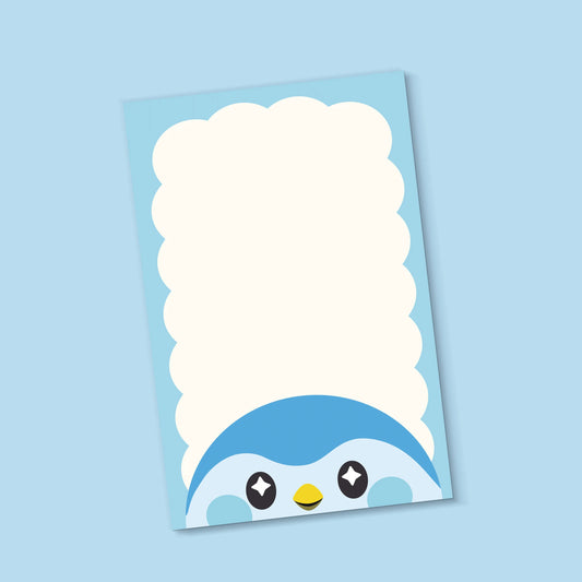 Finch Birb Head Notepad - A5 Colorful Journal