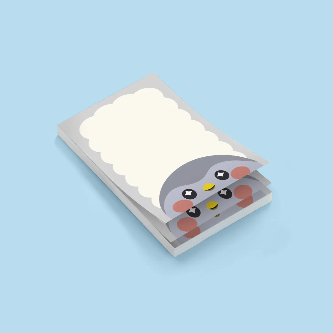 Finch Birb Head Notepad - A5 Colorful Journal