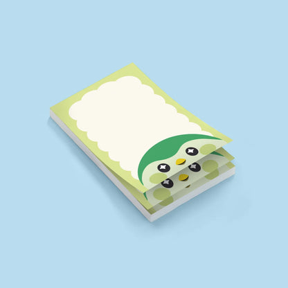 Finch Birb Head Notepad - A5 Colorful Journal