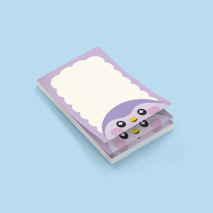 Finch Birb Head Notepad - A5 Colorful Journal