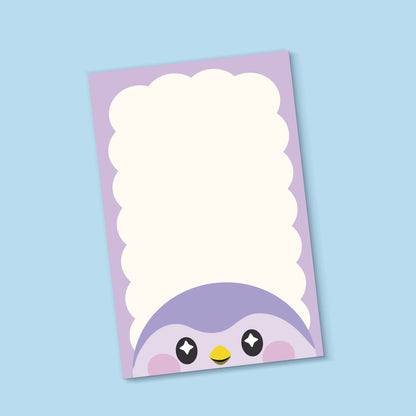 Finch Birb Head Notepad - A5 Colorful Journal