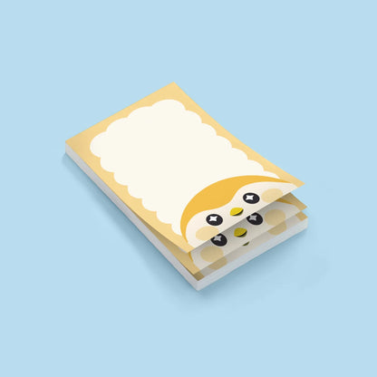 Finch Birb Head Notepad - A5 Colorful Journal